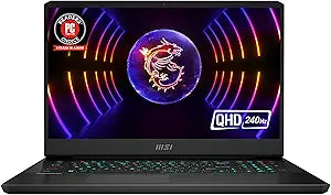 MSI VECTOR7713096 - Vector GP77 - i9-13900H, RTX 4070, 240Hz QHD Laptop