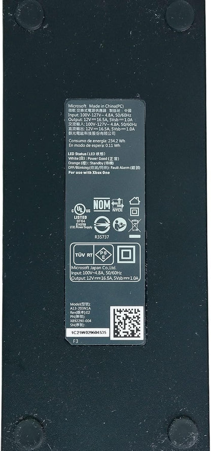 Microsoft APXB01 Xbox One AC Power Adapter 220V