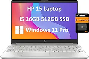 HP Laptop 15 i5-1135G7 16GB 512GB SSD 15.6" FHD Win11 Pro