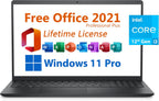 Dell Inspiron 15 Laptop: i3, 16GB RAM, 512GB SSD, Office 2021