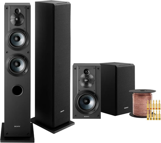 Sony SSCS3, SSCS5 Floorstanding & Bookshelf Speaker Bundle