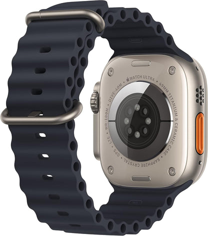 Apple Watch Ultra Titanium Midnight Ocean Band Renewed