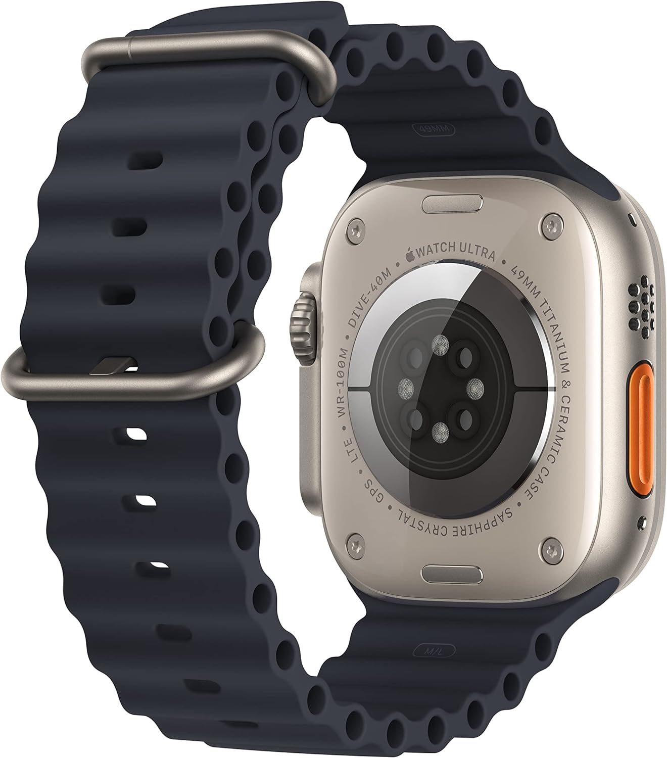 Apple MQET3LL/A Watch Ultra 49mm Titanium Ocean Band Renewed
