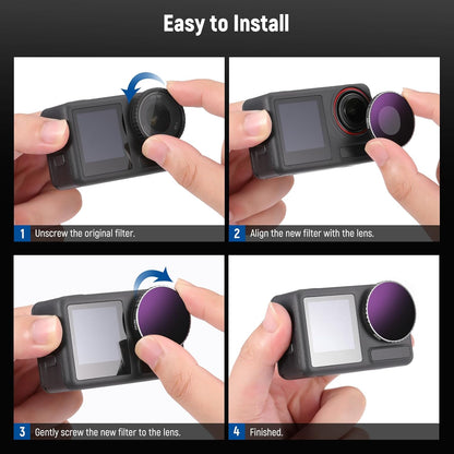Neewer 10102939 DJI Osmo Action ND Filter Set
