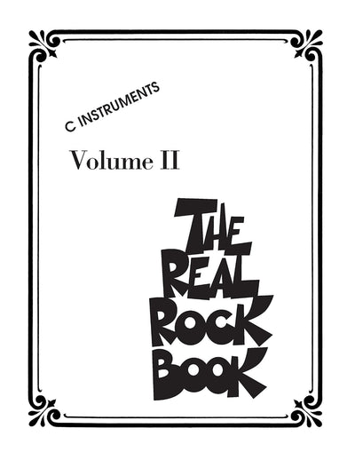 Hal Leonard Corporation The Real Rock Book Vol. II Fake Book