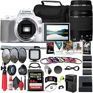Canon 3457C001 EOS Rebel SL3 DSLR Lens Bundle Renewed