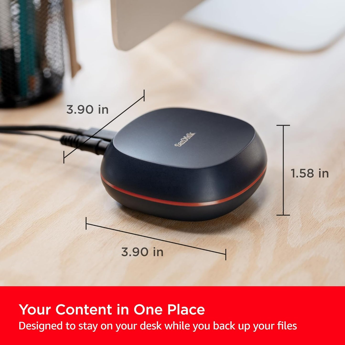 SanDisk SDDSSDT40-8T00-NA25 8TB Desk Drive External SSD