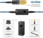 Neewer 21000049 48V/12V Phantom Power Supply for Condenser Microphones