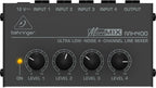 Behringer MX400 MICROMIX 4-Channel Line Mixer
