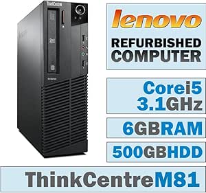 Lenovo ThinkCentre M81 SFF i5 Desktop 6GB 500GB HDD (No OS)