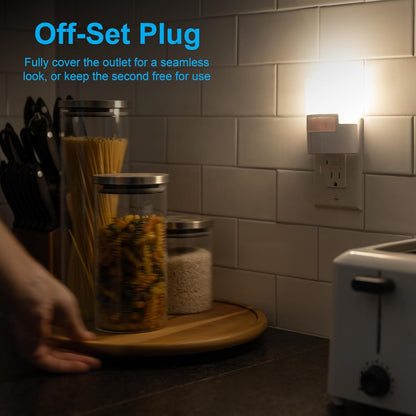 GE 46632 LED Motion Sensor Night Light 2-Pack