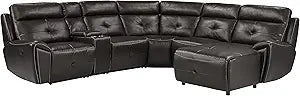 Lexicon Beckinsdale Brown Modular Reclining Sectional Sofa