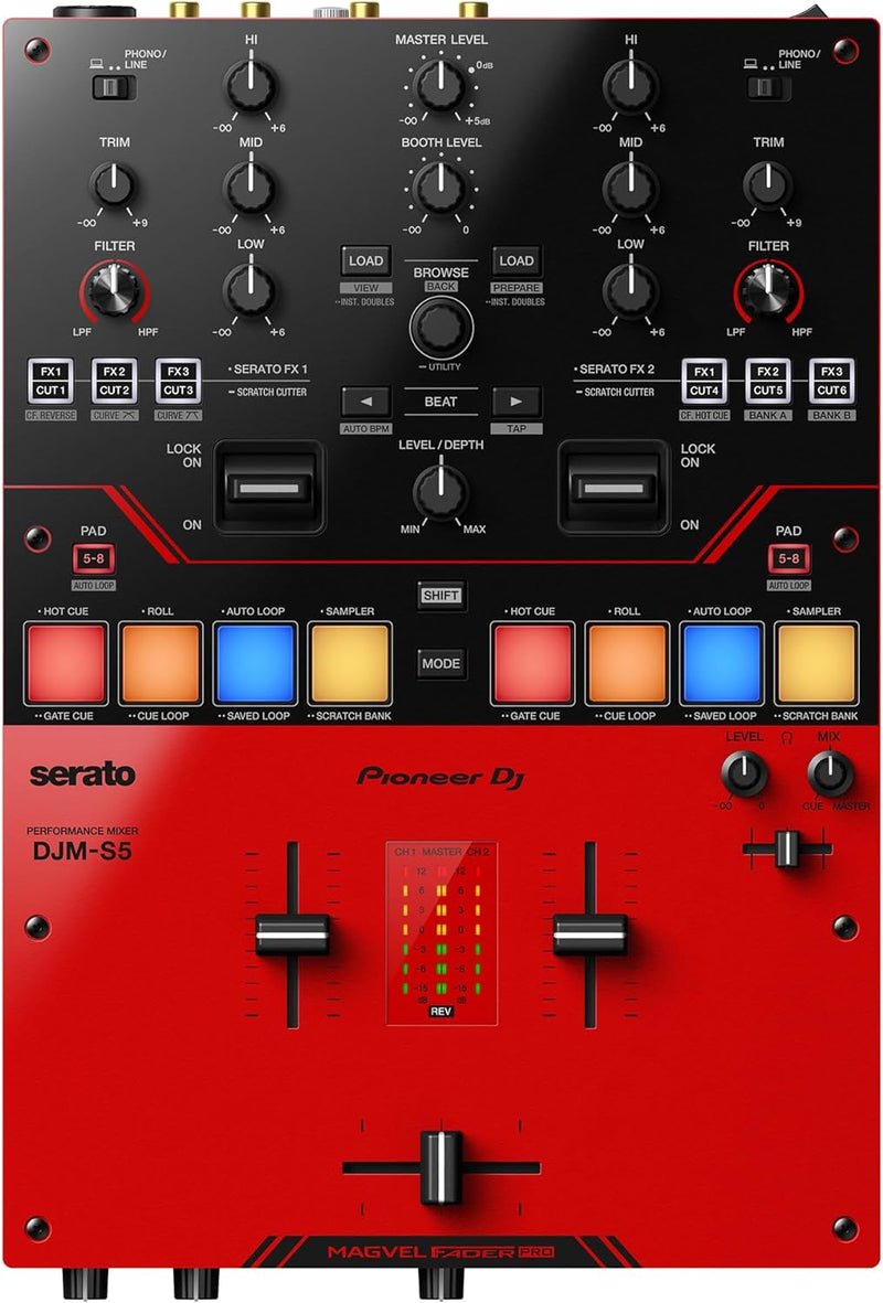 Pioneer DJ DJM-S5 Serato DJ 2-Channel Mixer — main product image