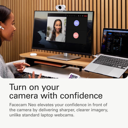 Elgato 20WAE9901 Facecam Neo Full HD Streaming Webcam