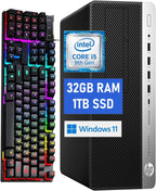 HP ProDesk 600G5 SFF i5 Desktop PC, Renewed