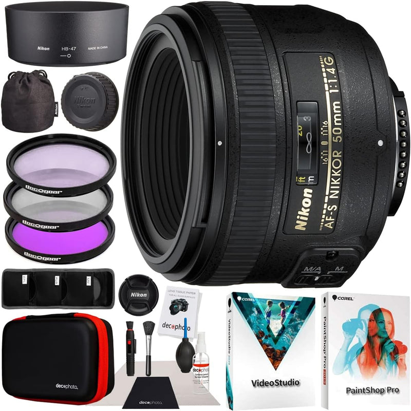 Nikon E4NK5014G AF-S 50mm f/1.4G Lens Bundle — main product image