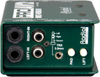 Radial Engineering ProAV2 DI Box XLR & TRS Cables