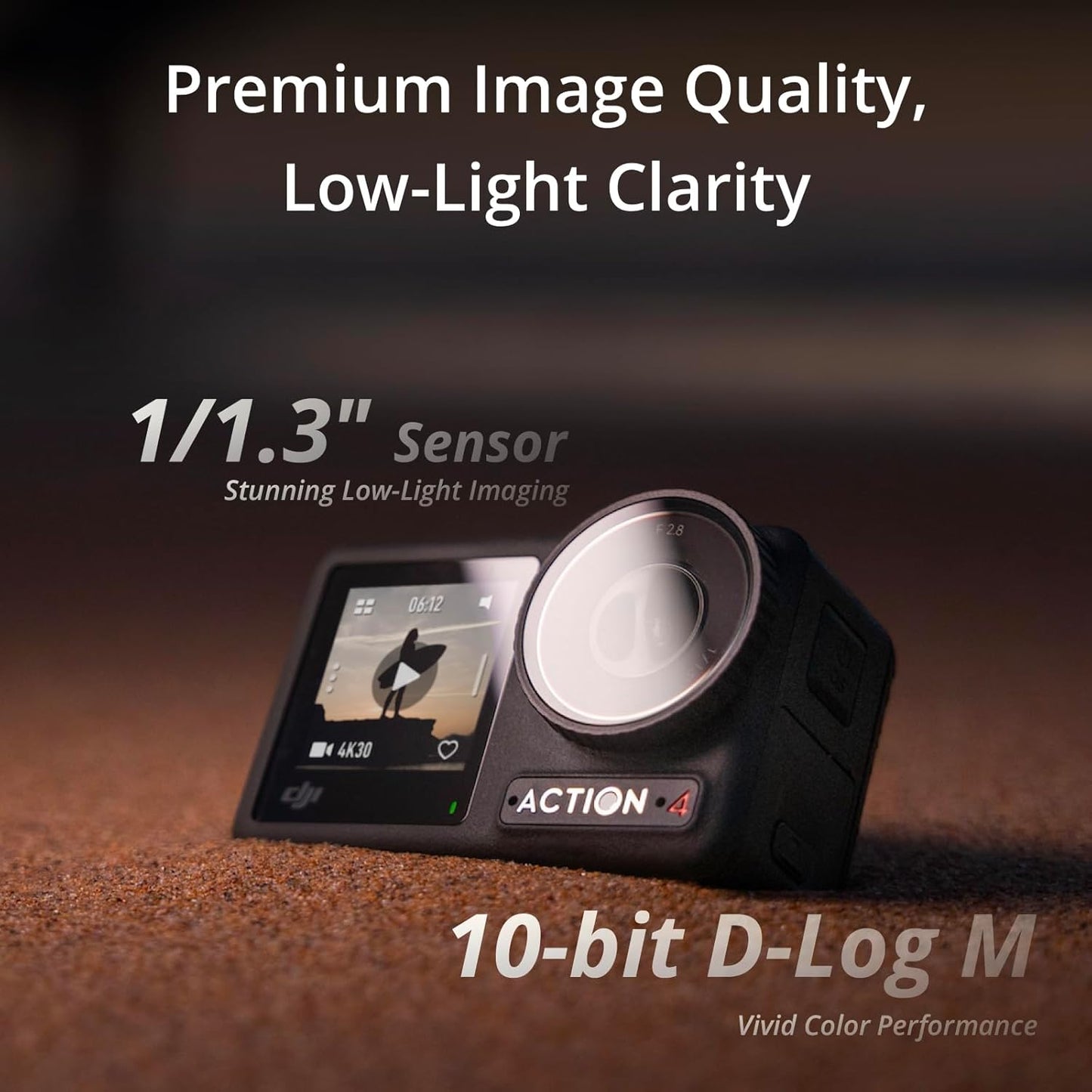 DJI Osmo Action 4 4K Vlogging Camera Mic Combo