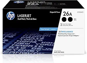 HP 26A CF226AD1 Black LaserJet Toner Cartridge 2-Pack — main product image