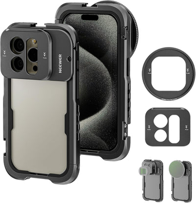 Neewer 10103006 iPhone 15 Pro Video Rig Cage Stabilizer