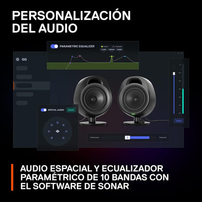 SteelSeries 61534 Arena 3 2.0 Gaming Speakers Bluetooth