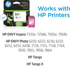 HP 64XL Tri-Color High-Yield Ink Cartridge N9J91AN