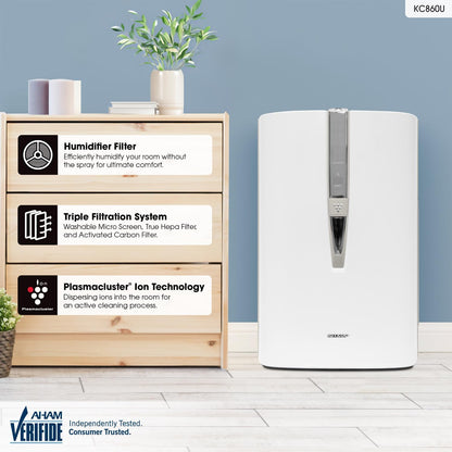 Sharp KC-860U Air Purifier Humidifier HEPA Large Room