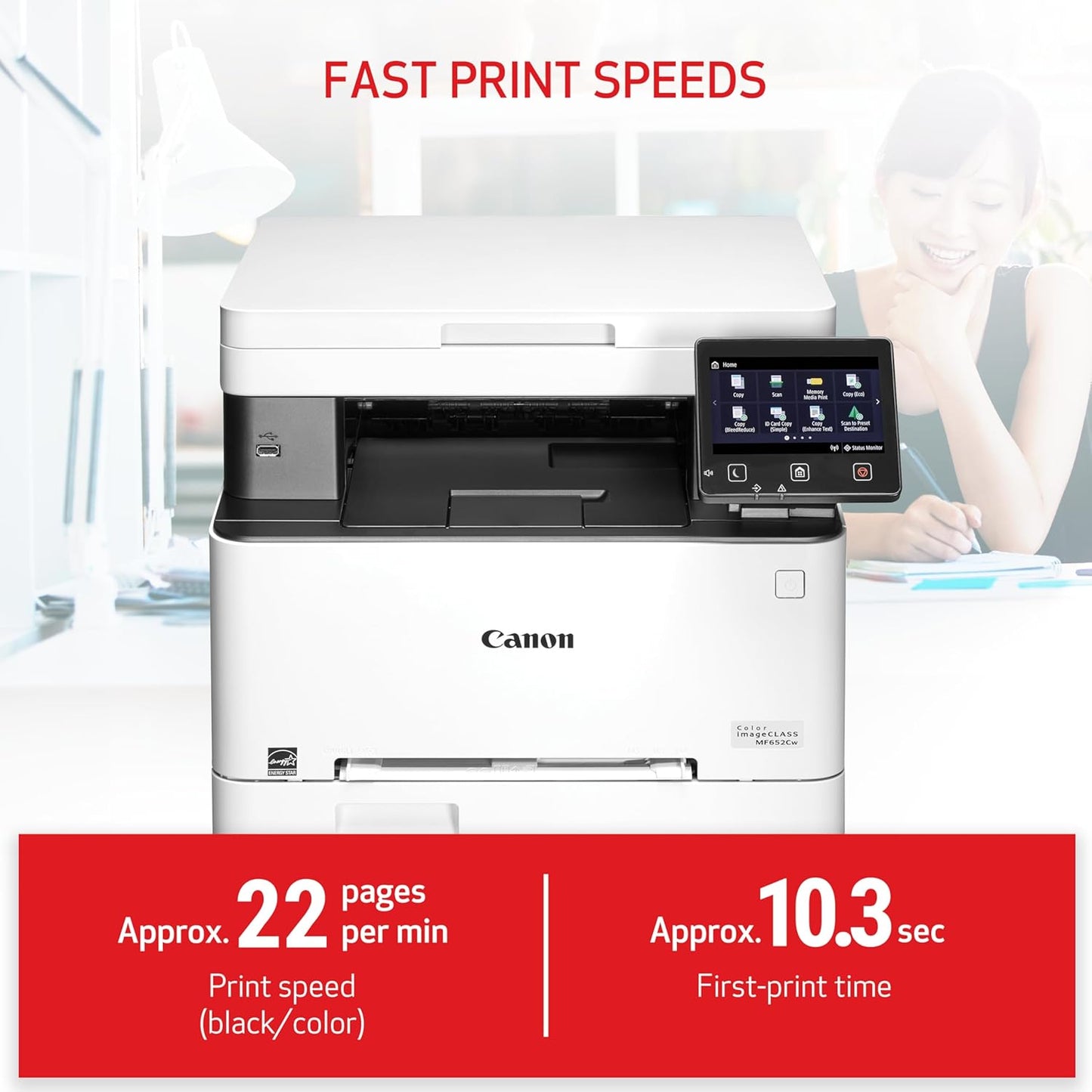 Canon 5158C008 Color imageCLASS MF652Cw Wireless Printer