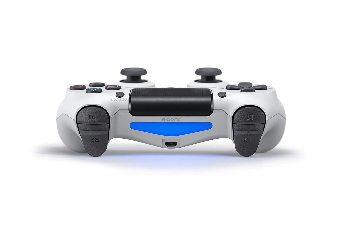 Sony DualShock 4 PlayStation 4 Controller Glacier White Renewed