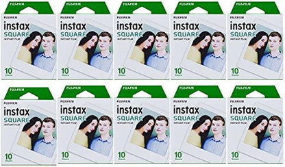 Fujifilm 4332021061 Square Instant Film 100 Exposures