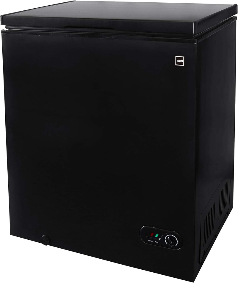 RCA RFRF510-BLACK 5.3 Cu. Ft. Black Chest Freezer — main product image