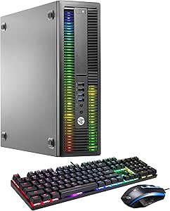 HP HP i7-6500 RGB Gaming Desktop PC (Renewed)