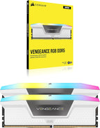 Corsair VENGEANCE RGB 32GB DDR5 6000MHz White Desktop Memory