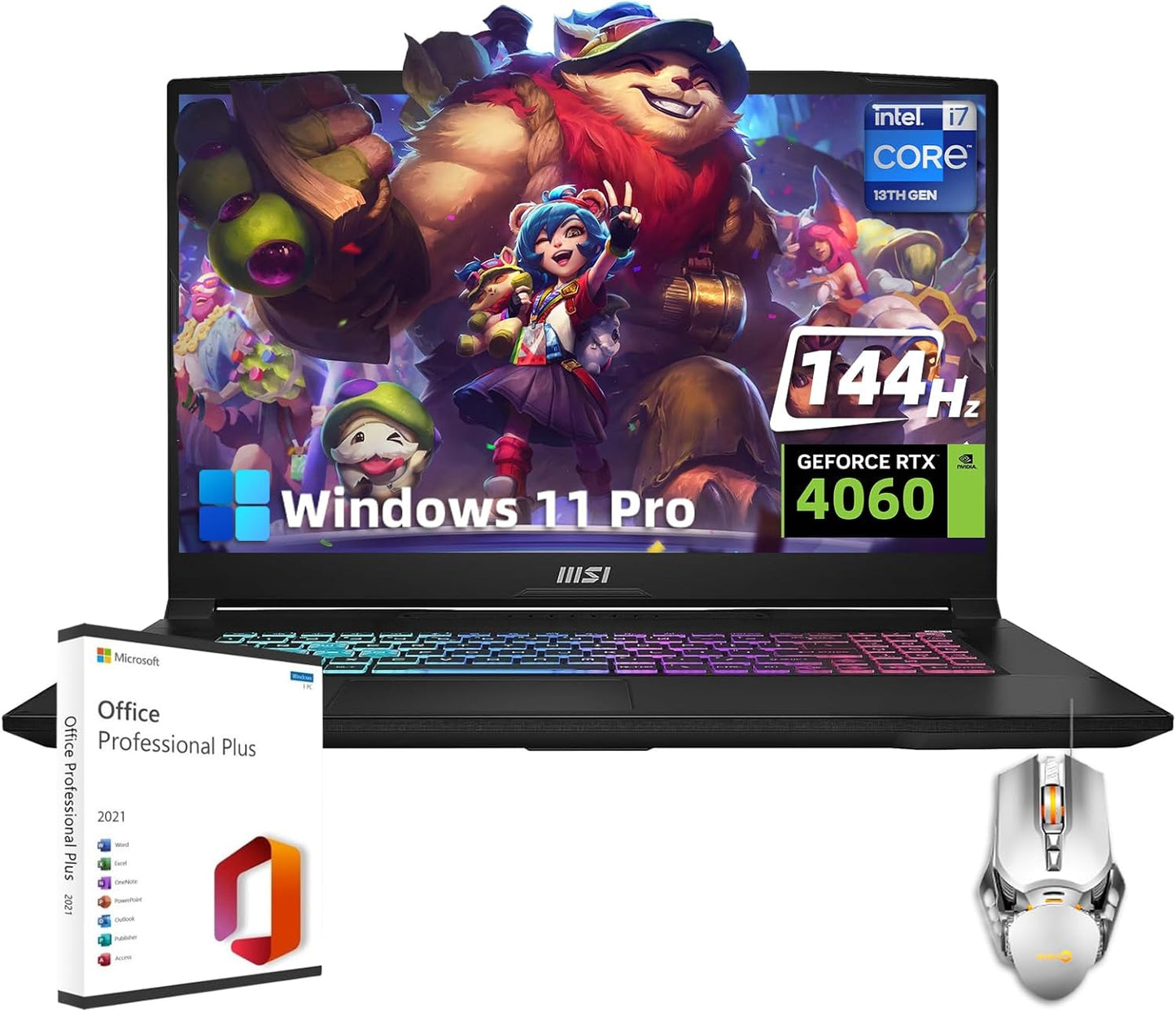 MSI Katana 17 Gaming Laptop RTX 4060 144Hz i7-13620H