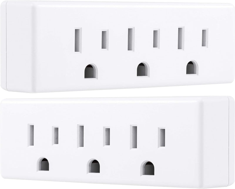 Philips SPS1630W/37 3-Outlet Grounded Wall Tap 2-Pack — main product image
