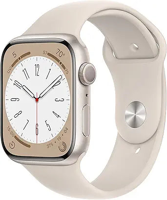 Apple Watch Series 8 45mm GPS Starlight Aluminum — main product image