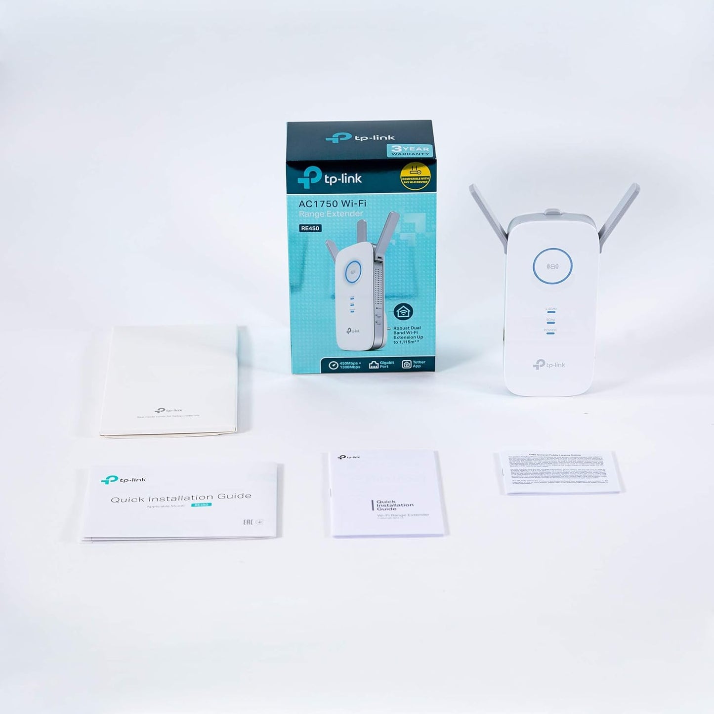 TP-Link RE450 AC1750 WiFi Range Extender Renewed