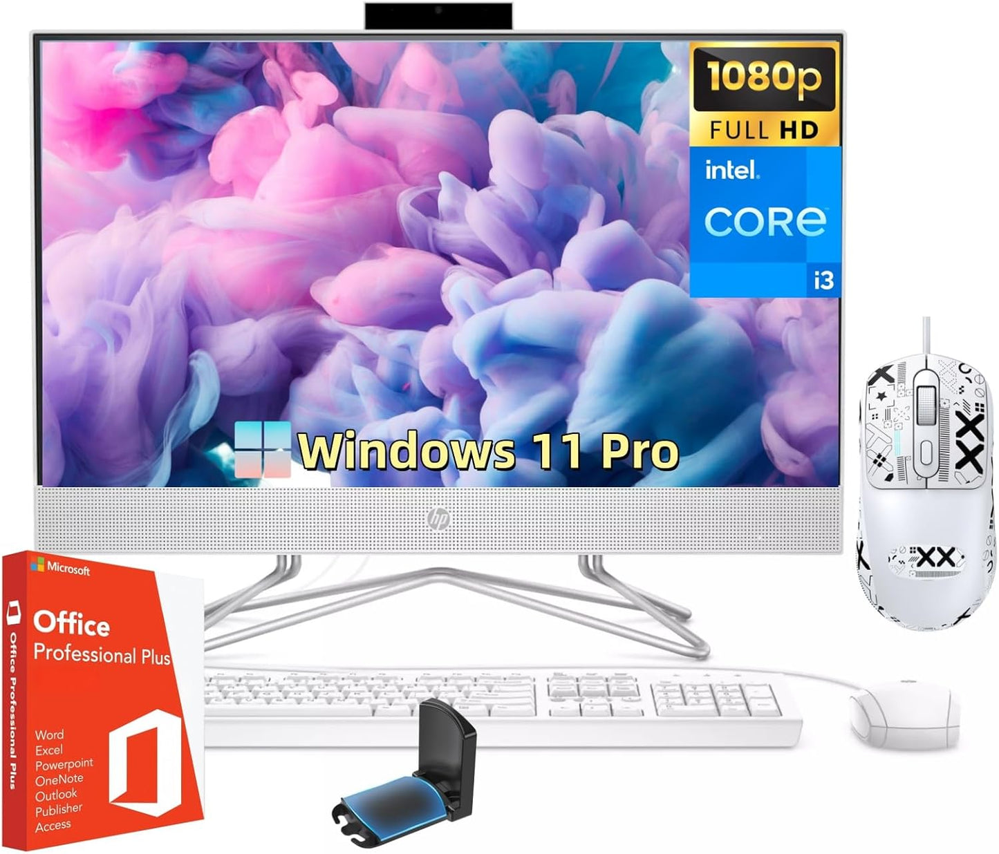 HP All-in-One Desktop PC, 32GB RAM, 1TB SSD, Win11 Pro