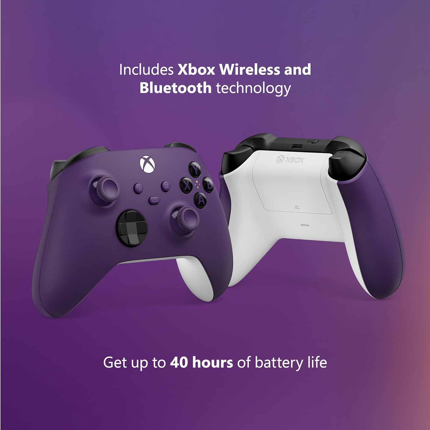 Microsoft Astral Purple Xbox Wireless Controller (Renewed)