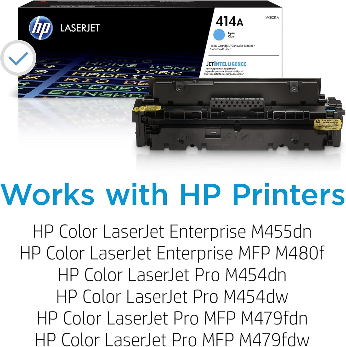 HP 414A Cyan Toner Cartridge LaserJet Pro M454 M479