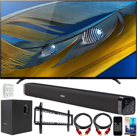 Sony E10SNXR77A80J 77" 4K OLED TV Soundbar Bundle