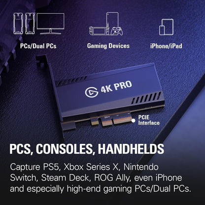 Elgato 4K Pro Renewed Internal Capture Card Low Latency