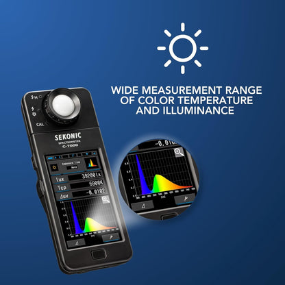 Sekonic C-7000 Spectrometer Spectrum Analyzer Bundle Kit