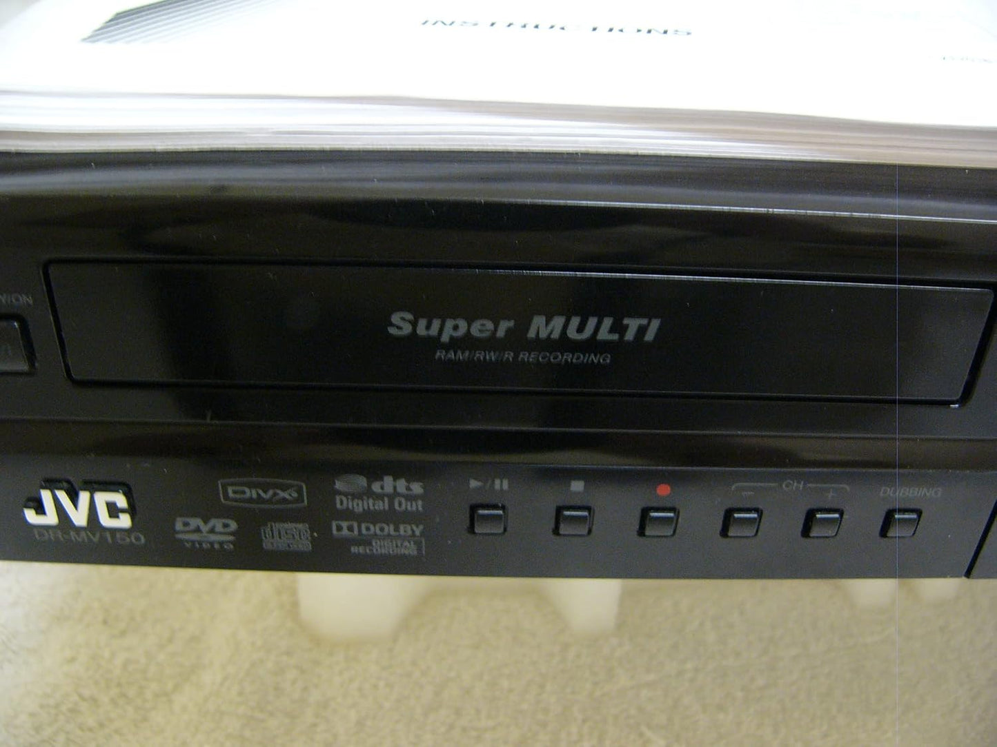 JVC DRM150 VHS DVD Recorder Combo HDMI