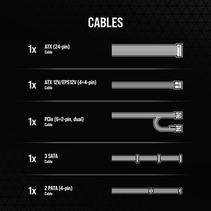Corsair CP-9020278-NA CX650 650W 80+ Bronze Power Supply