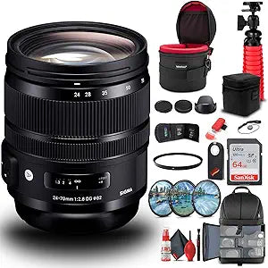 Sigma 576954 24-70mm f/2.8 Art Lens: Canon EF Bundle