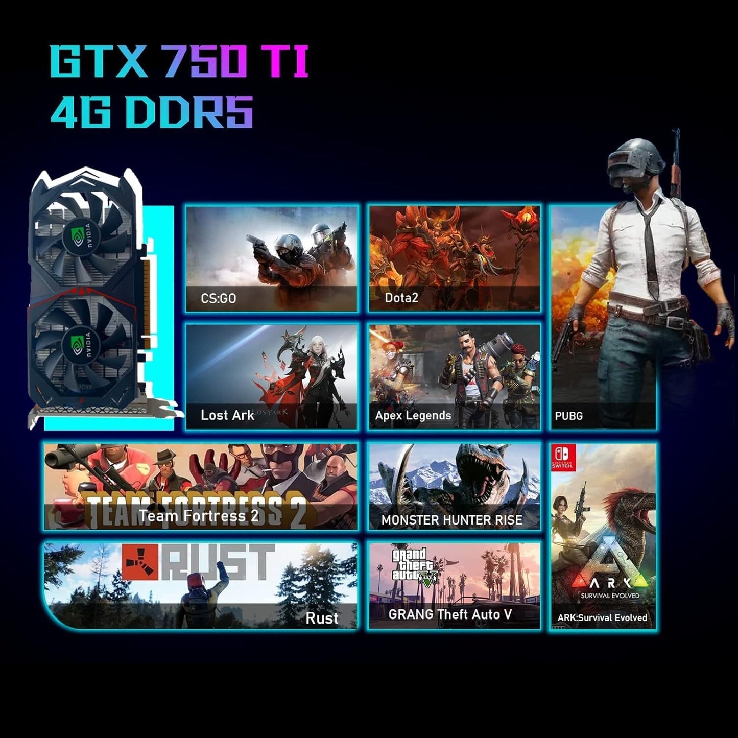 HP 6500 i5 Gaming PC GTX 750 Ti Renewed