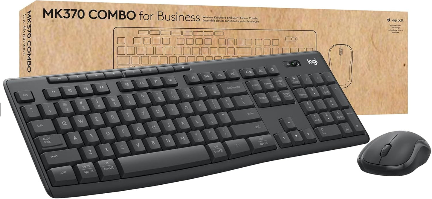 Logitech 920-011887 MK370 Wireless Keyboard and Mouse Combo