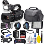 Panasonic HC-X2000 4K Camcorder 24x Zoom Kit Renewed