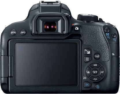 Canon EOS Rebel 800D/T7i DSLR Camera Body & 50mm Lens (Renewed)